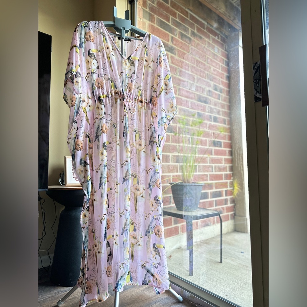 Floral Print Swim Coverup